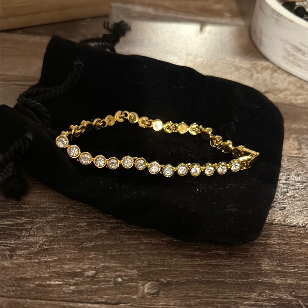 Swarovski Touchstone crystal golden shadow ice bracelet